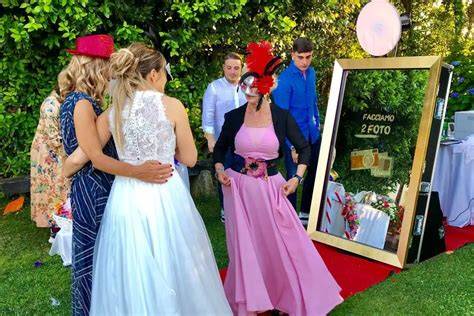 Photobooth a tema naturale per matrimonio