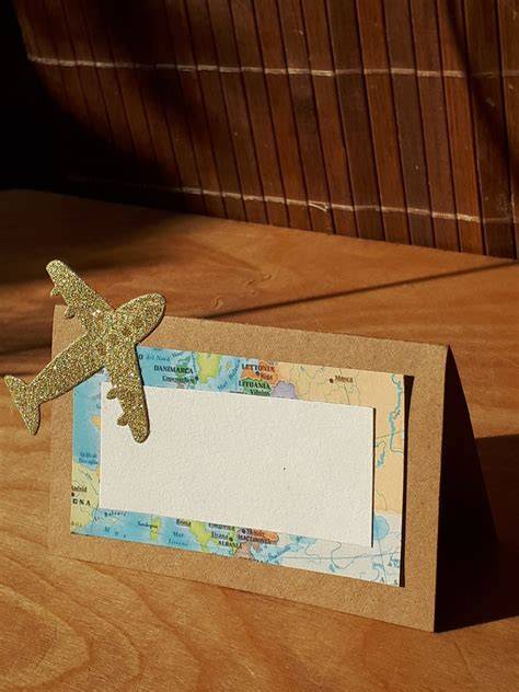 segna posto matrimonio tema viaggio
