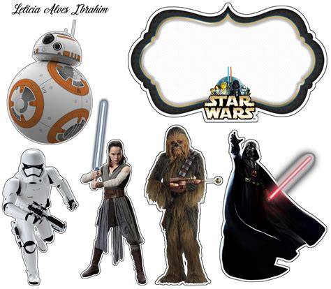 Cake topper a tema Star Wars