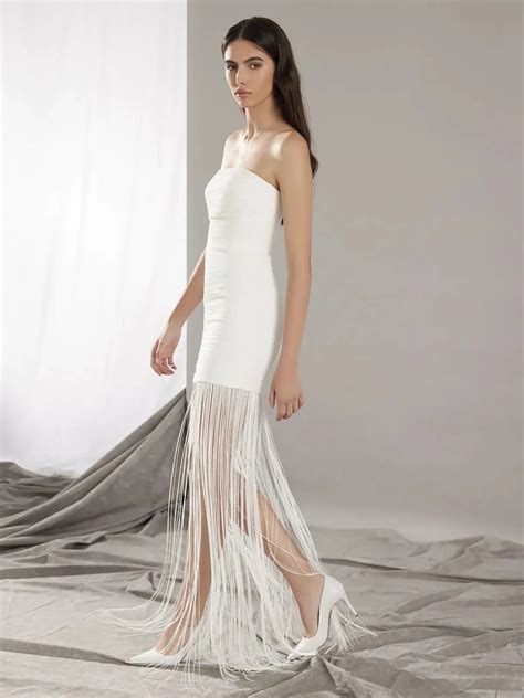 Accessori per abito da sposa con frange