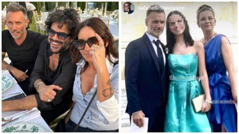 Nek con la figlia Martina al suo matrimonio