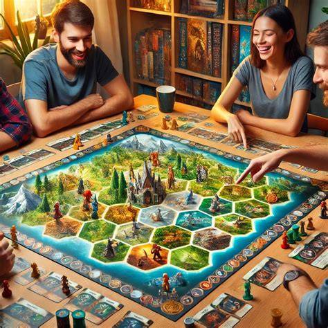 Coppia che si diverte con un gioco da tavolo