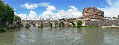 Panorama di Roma con il Tevere