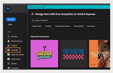 Schermata di salvataggio progetto Adobe Express