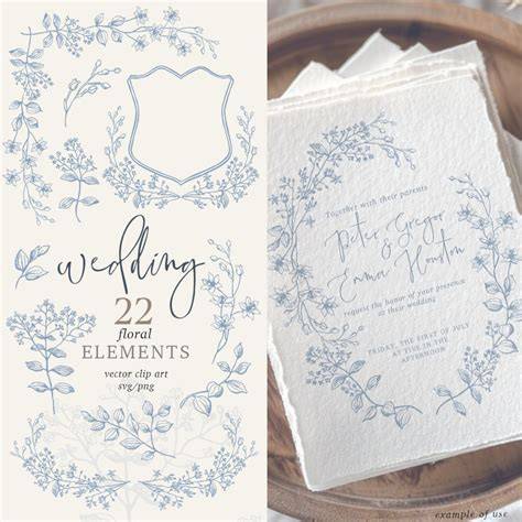 Tradizionale filastrocca del matrimonio con elementi blu