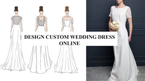 Interfaccia del software Wedding Dress Creator con opzioni di personalizzazione