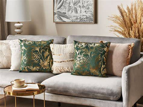 Set di cuscini decorativi con stampe personalizzate