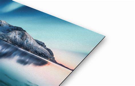 Esempio di stampa personalizzata su alluminio con immagine artistica