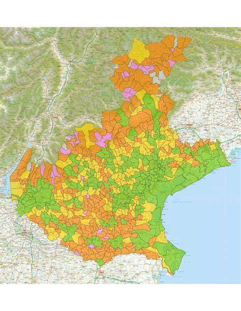 Mappa del Veneto con evidenziati i luoghi per addio al nubilato