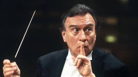 Claudio Abbado sul podio