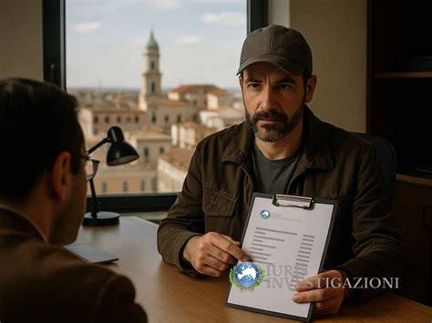 Investigatore privato che osserva una coppia