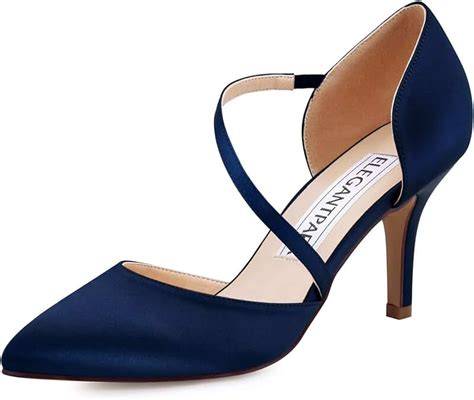 Scarpe da sposa blu eleganti
