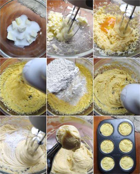 Schema di preparazione dei cupcake