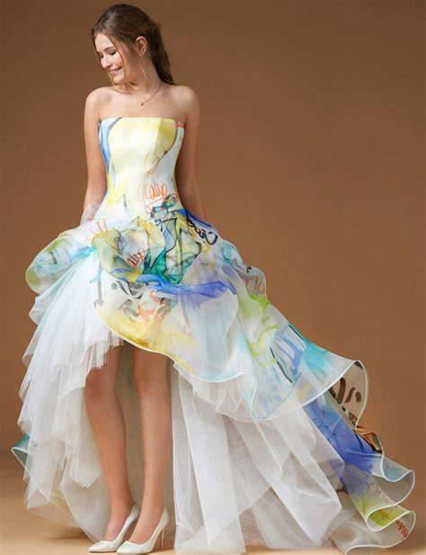 Abito da sposa colorato