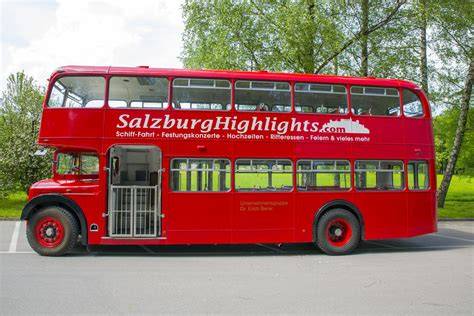 autobus a due piani in stile inglese per feste