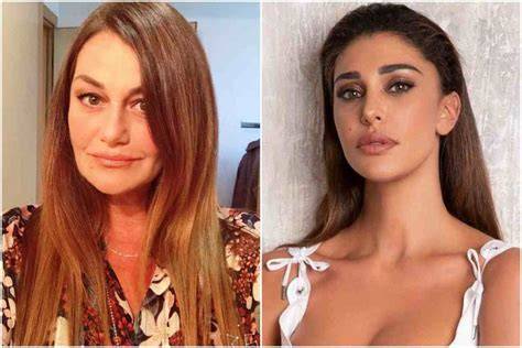 Belen Rodriguez e sua madre Veronica Cozzani