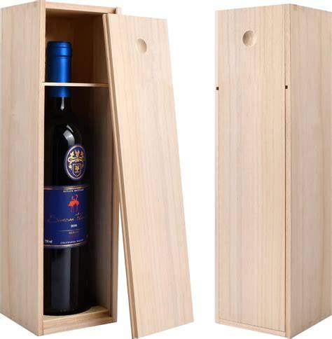 Scatola regalo in legno per matrimonio con bottiglie di vino