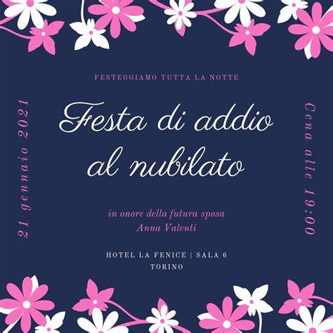calendario invio inviti addio al nubilato