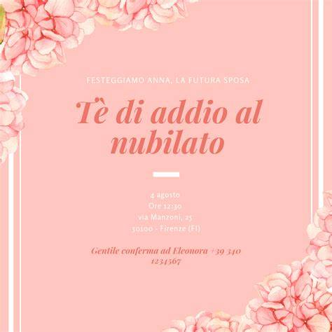 modelli word invito addio al nubilato