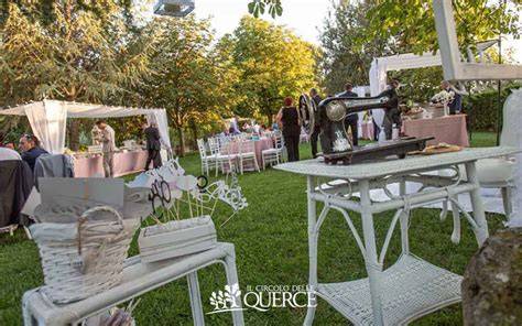 Dettagli dell'allestimento del matrimonio