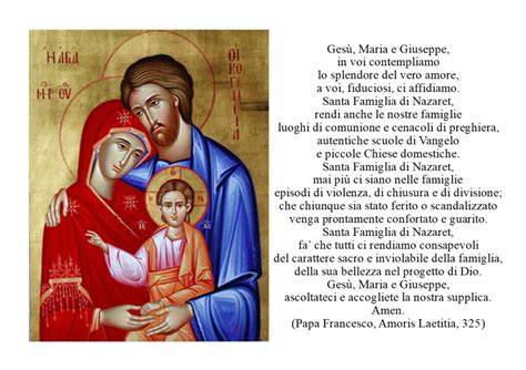 Rappresentazione della Santa Famiglia