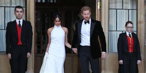 Meghan Markle con il secondo abito da sera disegnato da Stella McCartney