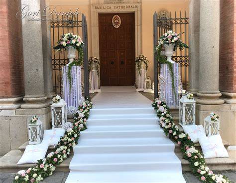 Esempio di allestimento per la distribuzione delle wedding bags