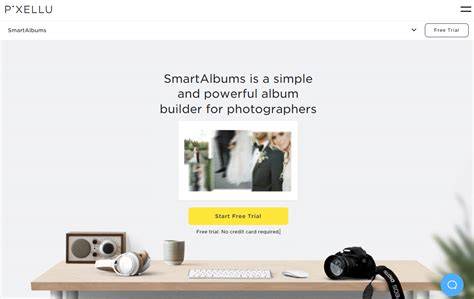 Interfaccia del Design Studio per la creazione di album fotografici