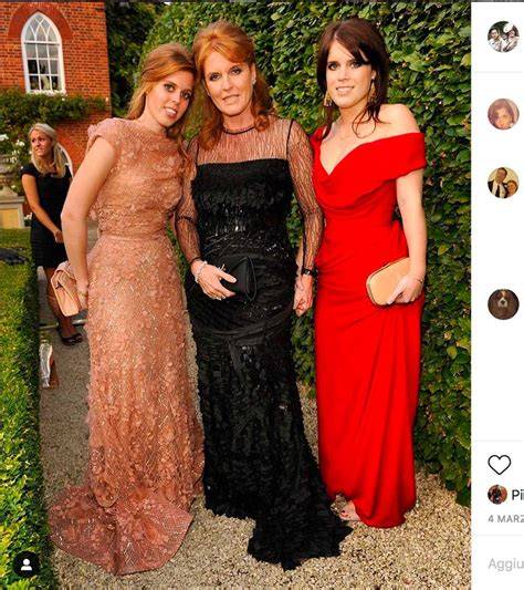 Sarah Ferguson e le sue figlie Beatrice ed Eugenia