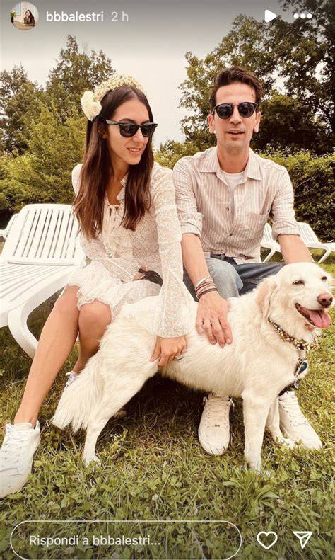 Matteo Maffucci e Benedetta Balestri con il loro cane Billy