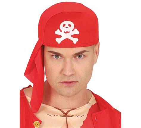 Set di accessori da pirata con bandana, cappello e barba