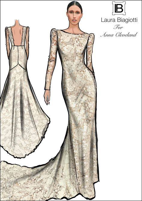 Particolari di un abito da sposa Laura Biagiotti