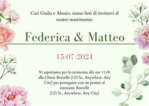 Esempi di partecipazioni di matrimonio digitali