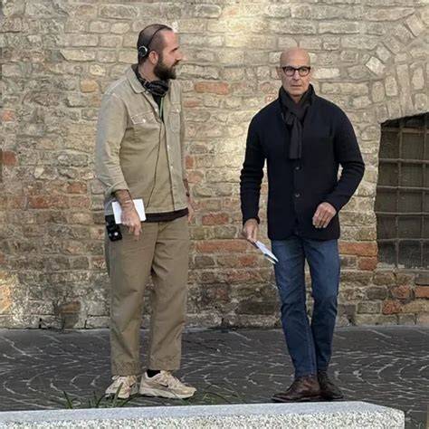 Stanley Tucci a Venezia durante le riprese