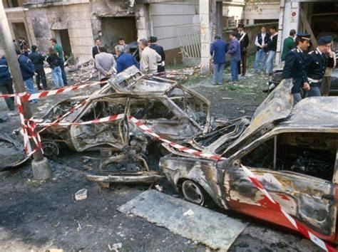 Immagine dell'attentato di via Fauro
