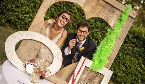 Esempio di angolo photo booth per matrimoni