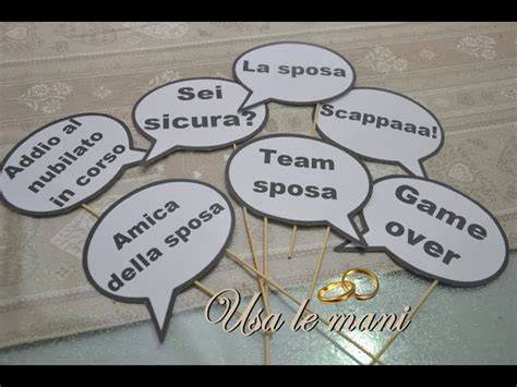 accessori fotografici fai da te per addio al nubilato