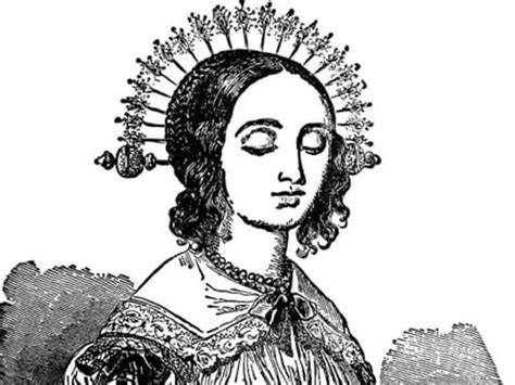 Lucia Mondella con acconciatura tradizionale