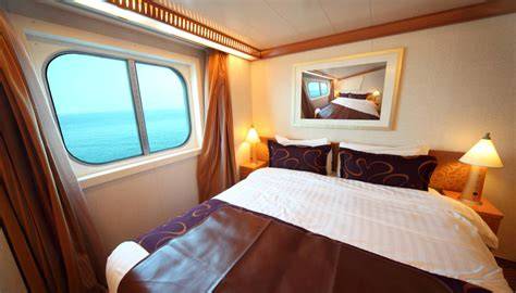 cabina di lusso su una nave da crociera