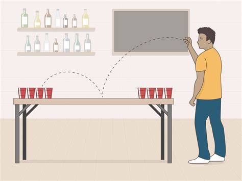 Giocare a beer pong durante un addio al nubilato