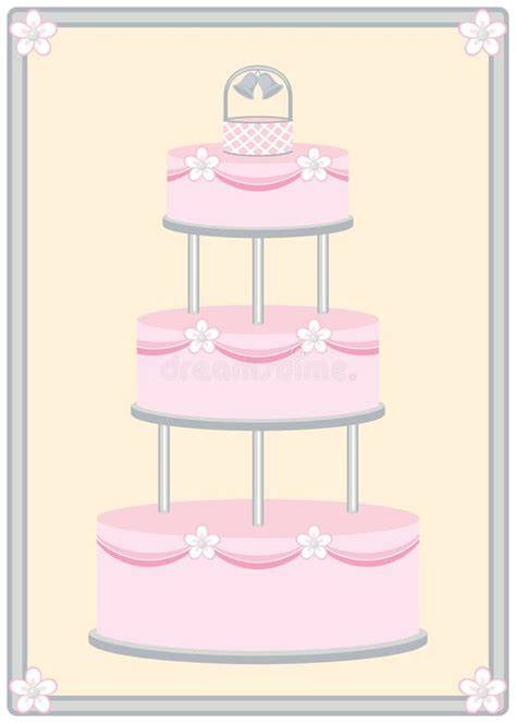 Illustrazione storica di una torta nuziale a più piani