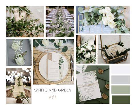 Esempio di moodboard per matrimonio