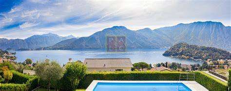 Villa sul Lago di Como con vista sulle montagne