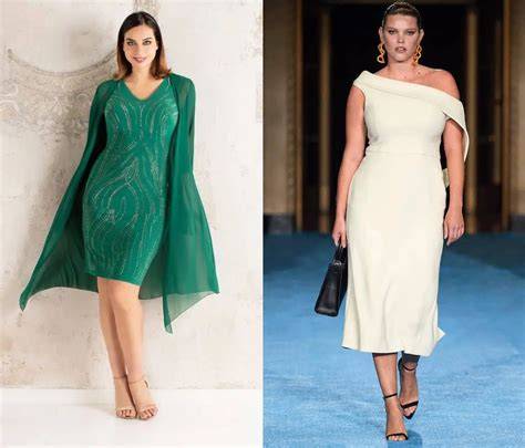 Grafica che mostra la varietà di bluse eleganti per taglie forti