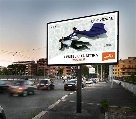 Cartellone pubblicitario con Filippa Lagerback