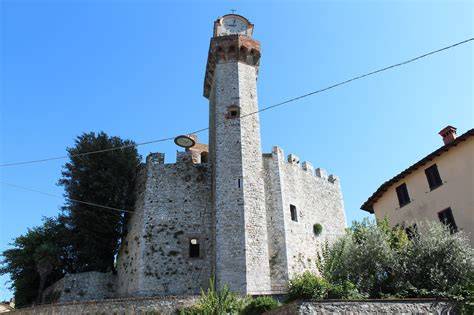 Mappa strategica del Castello di Nozzano e della Rocca di Ripafratta