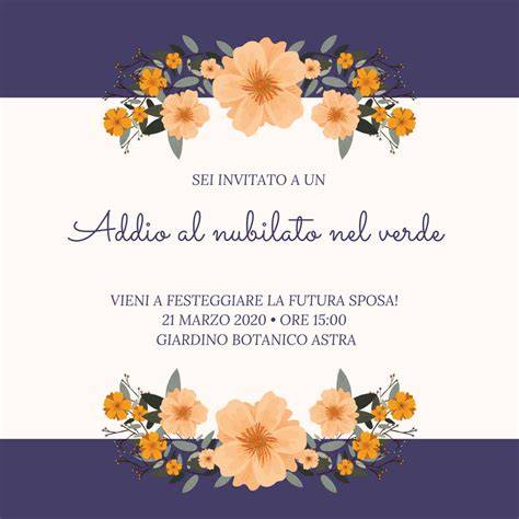 Invito addio al nubilato personalizzato