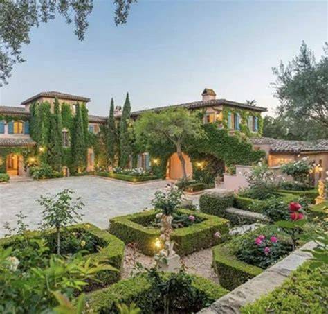 Vista della villa di Montecito dove si è svolto il matrimonio