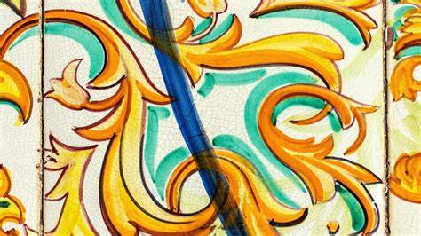 Decorazione tipica di ceramica vietrese