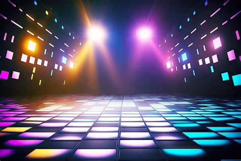 Interno della discoteca Giostrà con pista da ballo